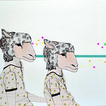 "El lobito bueno" mi primer proyecto de Ilustración, inspirado en el poema de J.A. Goytisolo. Traditional illustration project by Leticia Alonso Calzadilla - 12.14.2017