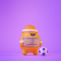 Mr barrilete quiere ser un tio fit. 3D projeto de Ángel Tomás Albaladejo - 21.12.2017