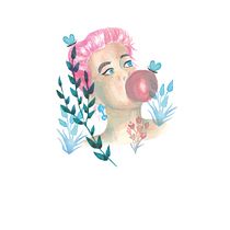 Mi Proyecto del curso: Retrato ilustrado en acuarela. Een project van  Beeldende kunst van Hanna Jarosz - 24.12.2017