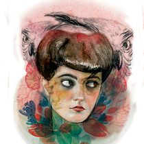 Rachel (Blade Runner). Een project van  Beeldende kunst y Traditionele illustratie van Barbara Buontempo - 26.12.2017