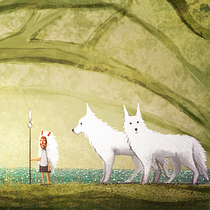 Ilustraciones pictóricas Ghibli . Projekt z dziedziny Trad, c i jna ilustracja użytkownika Daniel Arroyo del Angel - 14.01.2018