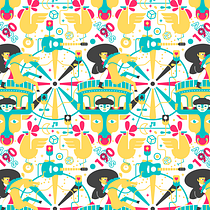 Mi Proyecto del curso: concurso de cartel para la Feria de San Marcos 2018. Ein Projekt aus dem Bereich Design, Musterdesign und Vektorillustration von Luis Herrera - 29.12.2017
