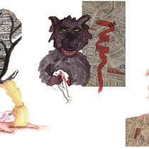Los Tres Cerditos: Introducción a la ilustración infantil. Traditional illustration project by Paola Scirgalea - 01.09.2018
