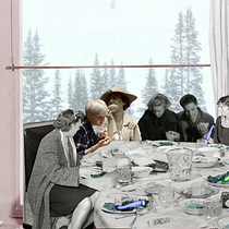 Comida en la casa de invierno. Mercedes Parada Deu. Ein Projekt aus dem Bereich Animation von Figuren von Mercedes Parada Deu - 30.01.2018
