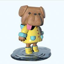 Mi Proyecto del curso: Diseño de personajes en Cinema 4D: del boceto a la impresión 3D. 3D, Character Design, and Traditional illustration project by Alana García Ortega - 01.19.2018