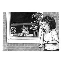 En el barrio . Ilustração tradicional projeto de Aafke Mertens - 23.01.2018