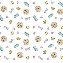 Dog lovers. Projekt z dziedziny Design, Pattern design i Projektowanie graficzne użytkownika Victoria G. - 28.01.2018