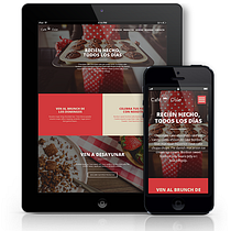 Web responsive "Café Oslo". Projekt z dziedziny Web design użytkownika Antonio Palacios - 01.02.2018
