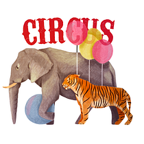 Mi Proyecto del curso: Ilustración digital con lápices de colores . Circus. Ilustração tradicional, Artes plásticas, Direção de arte, Design, e Design de personagens projeto de Andrea García Navarro - 15.02.2018