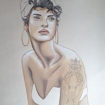 Mi Proyecto del curso: Ilustración con pastel y lápices de colores. Un progetto di Illustrazione tradizionale di Bea Sainz - 05.03.2018