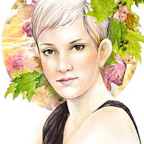 Mi Proyecto del curso: Retrato ilustrado en acuarela. Een project van Aquarelschilderen, Craft,  Beeldende kunst,  Tekening, Sieradenontwerp y Educatie van Isabel Feliu Ferrer - 11.11.2018