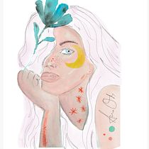 Mi Proyecto del curso: Retrato ilustrado en acuarela. Een project van Traditionele illustratie van ana_o - 26.02.2018