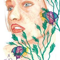 Mi Proyecto del curso: Retrato ilustrado en acuarela. Un proyecto de Bellas Artes, Collage e Ilustración tradicional de Karin Finkelstein - 11.03.2018