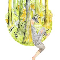 Piel de oso, Jacob y Wilhelm Grimm.  . Traditional illustration project by niklancourt - 03.15.2018