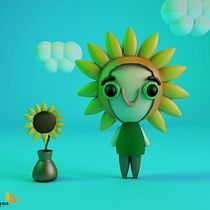 Mi Proyecto del curso: Introducción exprés al 3D: de cero a render con Cinema 4D. 3D projeto de Sara Chavarro - 15.03.2018