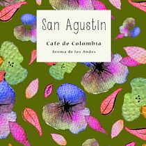 Café San Agustín de Colombia. Está inspirado en las faldas de las campesinas y recolectores de café de Colombia. Su colorido me recuerda el folclor de las montañas Andinas, la fiestas y su aroma.. Un projet de Design  de Andrea Acevedo - 20.03.2018