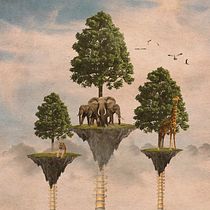 La muerte de unos es la vida para otros (collage) Ein Projekt aus dem Bereich Collage von José Luis García Santillán - 20.03.2018