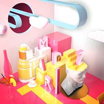 Meu projeto do curso: Dirección de Arte con Cinema 4D. 3D, Design, Art Direction, and Traditional illustration project by Leonardo Ferreira - 03.21.2018