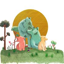 Proyecto - Ilustración digital con lápices de colores . Ilustração tradicional projeto de Albo Ruiz - 03.04.2018