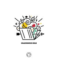 CALENDARIO ESCRITORES LATINOAMERICANOS. Un projet de Design graphique, Illustration traditionnelle et Illustration vectorielle de German Rosa - 09.04.2018