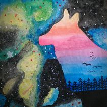 El Horizonte Galactio. Un progetto di Illustrazione tradizionale di angiehidalgo2018 - 19.04.2018