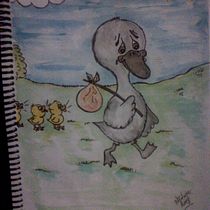 Mi Proyecto del curso: Cuento El Patito Feo. Traditional illustration, Drawing, and Education project by Nelly Talayer - 05.01.2018