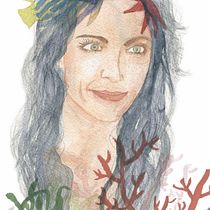 Mi Proyecto del curso: Retrato ilustrado en acuarela. Un projet de Beaux Arts de RAQUEL GARCIA - 01.05.2018
