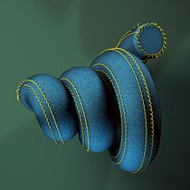 Lettering 3D: modelado y texturizado con Cinema 4D. 3D, Lettering, e Modelagem 3D projeto de Niko - 08.05.2018
