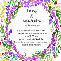 Mi Proyecto del curso: Técnicas aplicadas de ilustración en acuarela, invitación de boda. Drawing project by neiloilustracion - 05.30.2018