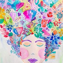Mi Proyecto del curso: Técnicas modernas de Acuarela. Un progetto di Creatività, Illustrazione tradizionale e Pittura di Cristina Gorski - 21.06.2018