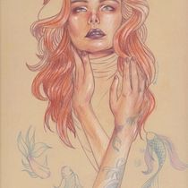 Mi Proyecto del curso: Ilustración con pastel y lápices de colores. Un progetto di Belle arti, Disegno, Illustrazione tradizionale e Pittura di Carolina Gabaldón - 17.05.2018