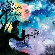 Mi Proyecto del curso:  Contemplando el firmamento . Un progetto di Illustrazione tradizionale di Maria José Plata Santos - 29.05.2018