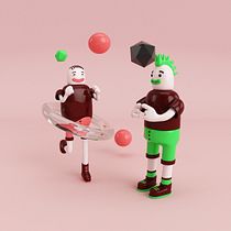 Mi Proyecto del curso: Diseño de personajes en Cinema 4D: del boceto a la impresión 3D. Een project van 3D y Ontwerp van personages van Saray Rodríguez - 31.05.2018
