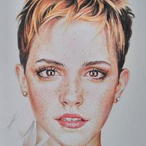 Mi Proyecto del curso:  Retrato realista con lápices de colores. Fine Arts, Creativit, Drawing, Graphic Design, and Traditional illustration project by Mari Vidal - 06.06.2018