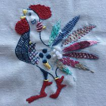 Mi Proyecto del curso: Técnicas de bordado: ilustrando con hilo y aguja. Arts, and Crafts project by Lucia Carrera - 06.07.2018