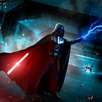Darth Vader: Retoque fotográfico y efectos visuales con Photoshop. Projekt z dziedziny Design i Retuszowanie fotografii użytkownika Pako Grafostilo - 11.06.2018