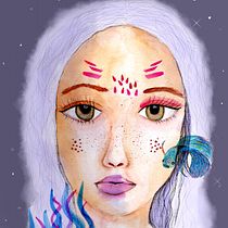 Mi Proyecto del curso: Retrato ilustrado en acuarela. Een project van  van Dea Garcia - 24.06.2018