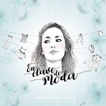 Cabecera y perfiles de rrss para blog de moda. Mi Proyecto del curso: Retrato ilustrado con Photoshop. Ilustração digital projeto de Aitor Saló - 25.06.2018