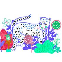 Selva Näif . Un projet de Design , Création d'accessoires, Création de motifs, Illustration traditionnelle, Créativité, Dessin, Dessin de portrait, St, lisme, Illustration numérique et Illustration jeunesse de Ana Cebrian Martinez - 01.07.2018