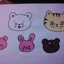 Mi Proyecto del curso: Diseño de personajes estilo kawaii. Fine Arts, Drawing, Character Design, and Traditional illustration project by Nelly Talayer - 07.10.2018