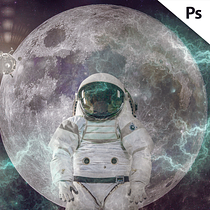 Mi Proyecto del curso: Matte Painting: creando mundos fotorrealistas - Astronauta. Creativit, Photograph, Photograph, Post-production, and Photo Retouching project by s dg - 07.06.2018