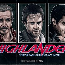 Pósters ochenteros: Highlander (Los inmortales), 1986. . Projekt z dziedziny  Sztuki piękne, Kreat, wność,  R, sunek, R, sunek ołówkiem,  Projektowanie plakatów, Projektowanie graficzne, Trad, c, jna ilustracja, Ilustracja c, frowa i  Reklama użytkownika José Andrés Gallardo - 13.07.2018