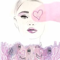 Mi Proyecto del curso: Retrato ilustrado en acuarela. Un projet de Design graphique et Illustration numérique de laurafrutos610 - 04.08.2018