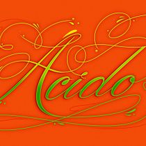 Ácido: una cuestión semántica.. Calligraph, Concept Art, Creativit, Drawing, Art Direction, Design, Traditional illustration, Digital Illustration, Vector Illustration, Lettering, T, and pograph project by Emi Renzi - 08.04.2018