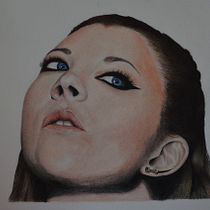 Mi Proyecto del curso:  Retrato realista con lápices de colores. Portrait Drawing project by Maria C. Espino - 08.05.2018