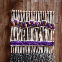 Mi primer telar en macramé. Un proyecto de Artesanía y Creatividad de Natalie Manqui Manfé - 05.08.2018