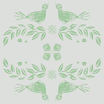 Un jardín en otoño. Accessor, Design, Fashion Design, and Pattern Design project by Almudena López - 09.06.2018
