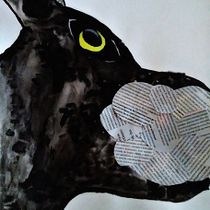 Pedro y el lobo. Collage, Creativit, and Traditional illustration project by gabrieladominguin - 08.08.2018