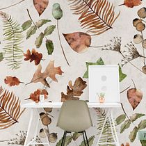 Surface and pattern design: Especímenes de invierno. . Interior Architecture, Design, Interior Design, Pattern Design, Traditional illustration, and Watercolor Painting project by Marisol Ormanns - 08.11.2018