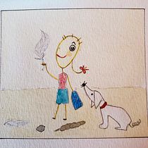 La pared encantada / Mi Proyecto del curso: Introducción a la ilustración infantil. Drawing, and Traditional illustration project by San Dra - 11.15.2018